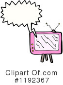 Television Clipart #1192367 by lineartestpilot