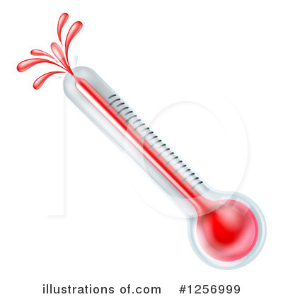 Thermometer Clipart #1256999 by AtStockIllustration