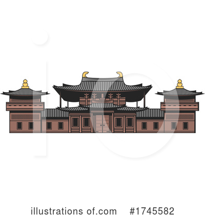 Royalty-Free (RF) Temple Clipart Illustration by Vector Tradition SM - Stock Sample #1745582