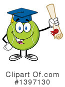 Tennis Ball Character Clipart #1397130 by Hit Toon