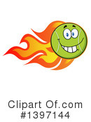 Tennis Ball Character Clipart #1397144 by Hit Toon