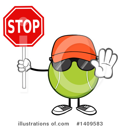 Tennis Clipart #1409583 by Hit Toon