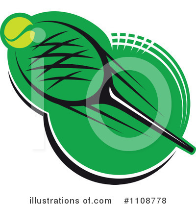 Royalty-Free (RF) Tennis Clipart Illustration by Vector Tradition SM - Stock Sample #1108778