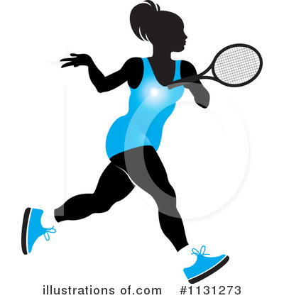 Royalty-Free (RF) Tennis Clipart Illustration by Lal Perera - Stock Sample #1131273