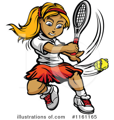 Royalty-Free (RF) Tennis Clipart Illustration by Chromaco - Stock Sample #1161165