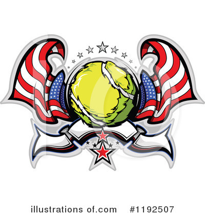 Royalty-Free (RF) Tennis Clipart Illustration by Chromaco - Stock Sample #1192507