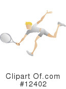 Tennis Clipart #12402 by AtStockIllustration