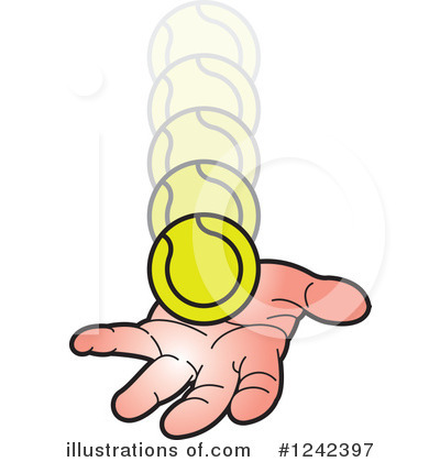 Tennis Ball Clipart #1242397 by Lal Perera