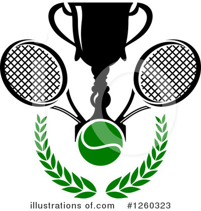 Royalty-Free (RF) Tennis Clipart Illustration by Vector Tradition SM - Stock Sample #1260323