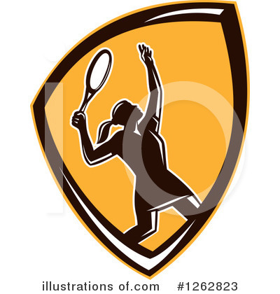 Royalty-Free (RF) Tennis Clipart Illustration by patrimonio - Stock Sample #1262823