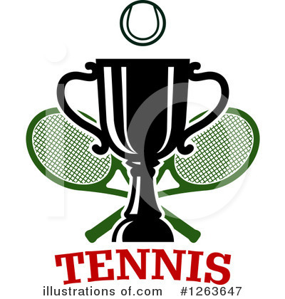 Royalty-Free (RF) Tennis Clipart Illustration by Vector Tradition SM - Stock Sample #1263647