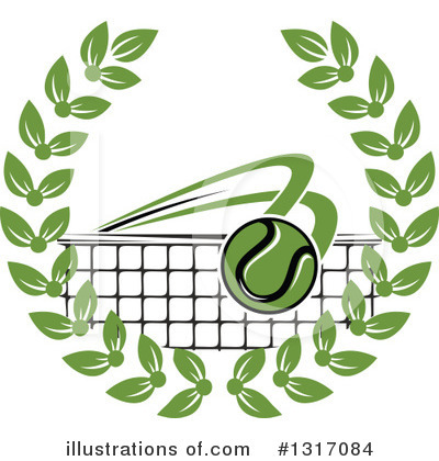 Tennis Ball Clipart #1317084 by Vector Tradition SM