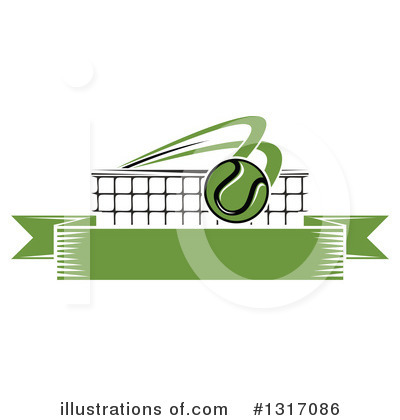 Tennis Ball Clipart #1317086 by Vector Tradition SM
