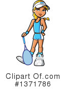 Tennis Clipart #1371786 by Clip Art Mascots