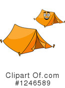 Tent Clipart #1246589 by Vector Tradition SM