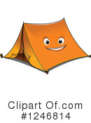 Tent Clipart #1246814 by Vector Tradition SM