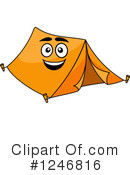 Tent Clipart #1246816 by Vector Tradition SM