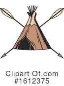 Tepee Clipart #1612375 by Vector Tradition SM