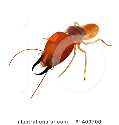 Royalty-Free (RF) Termite Clipart Illustration by Leo Blanchette - Stock Sample #1409706