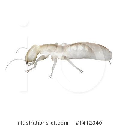 Termite Clipart #1412340 by Leo Blanchette
