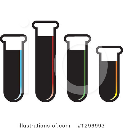 Royalty-Free (RF) Test Tube Clipart Illustration by Lal Perera - Stock Sample #1296993