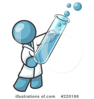 Royalty-Free (RF) Test Tube Clipart Illustration by Leo Blanchette - Stock Sample #220166
