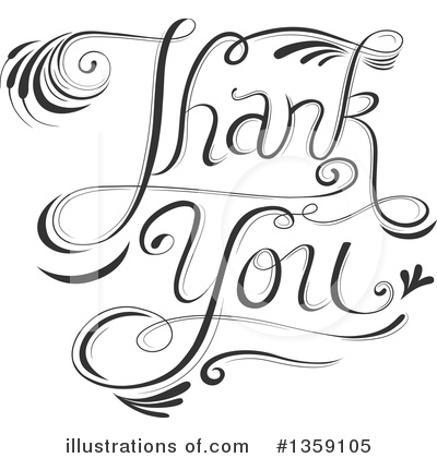 Thank You Clipart #1359105 by BNP Design Studio