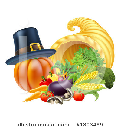 Thanksgiving Clipart #1303469 by AtStockIllustration