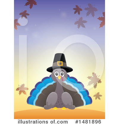 Thanksgiving Turkey Clipart #1481896 by visekart