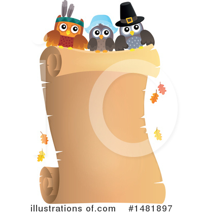 Royalty-Free (RF) Thanksgiving Clipart Illustration by visekart - Stock Sample #1481897