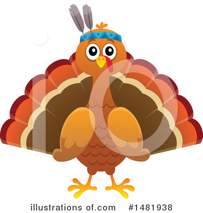 Thanksgiving Turkey Clipart #1481938 by visekart