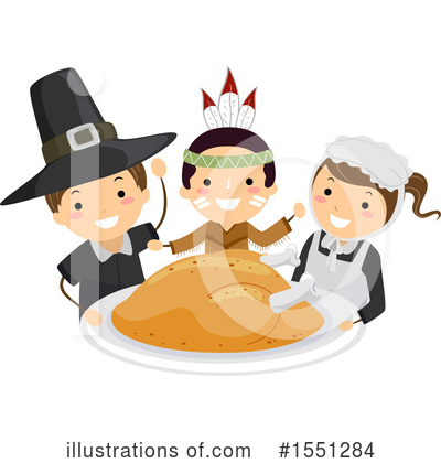Royalty-Free (RF) Thanksgiving Clipart Illustration by BNP Design Studio - Stock Sample #1551284