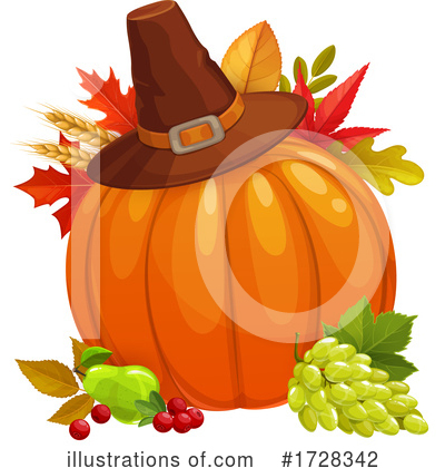 Pumpkins Clipart #1728342 by Vector Tradition SM