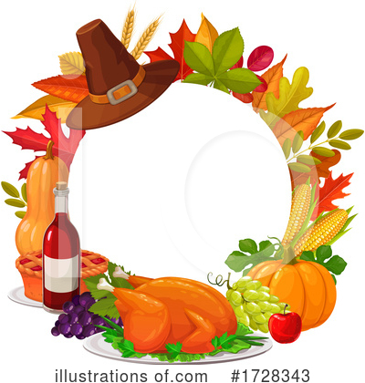 Royalty-Free (RF) Thanksgiving Clipart Illustration by Vector Tradition SM - Stock Sample #1728343