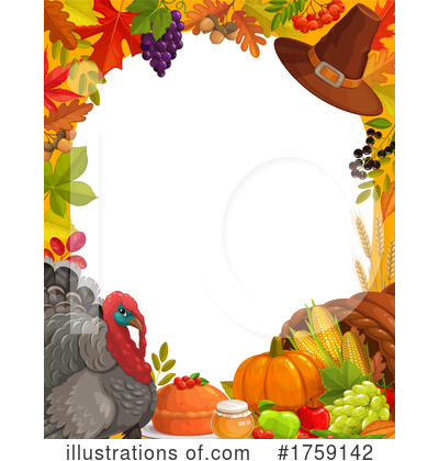 Turkey Clipart #1759142 by Vector Tradition SM