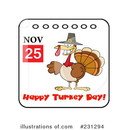 Royalty-Free (RF) Thanksgiving Clipart Illustration by Hit Toon - Stock Sample #231294