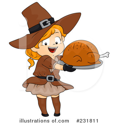 Royalty-Free (RF) Thanksgiving Clipart Illustration by BNP Design Studio - Stock Sample #231811