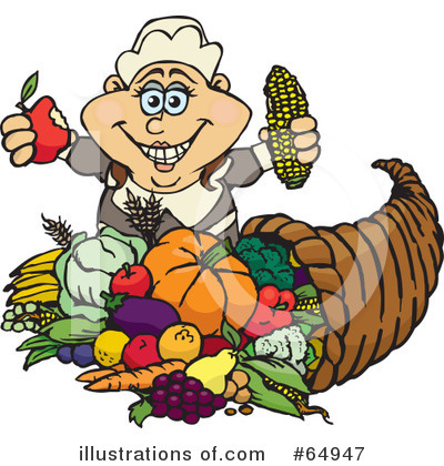 Thanksgiving Clipart #64947 by Dennis Holmes Designs