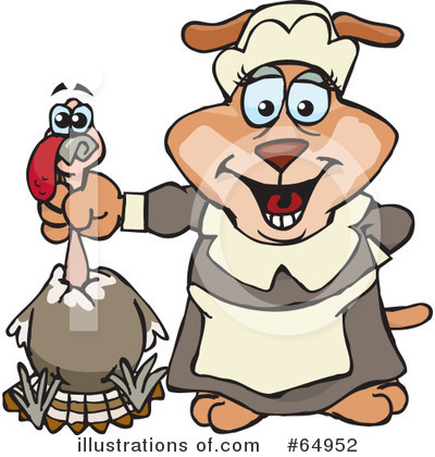 Royalty-Free (RF) Thanksgiving Clipart Illustration by Dennis Holmes Designs - Stock Sample #64952