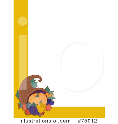 Royalty-Free (RF) Thanksgiving Clipart Illustration by Maria Bell - Stock Sample #75012