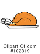 Thanksgiving Turkey Clipart #102319 by Hit Toon