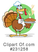 Thanksgiving Turkey Clipart #231258 by Hit Toon