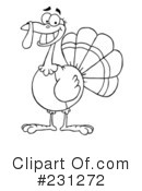 Thanksgiving Turkey Clipart #231272 by Hit Toon