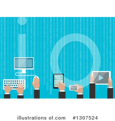 Computer Clipart #1307524 by Vector Tradition SM
