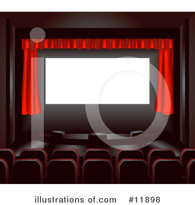 Movie Theater Clipart #11898 by AtStockIllustration