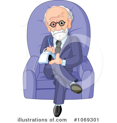 Royalty-Free (RF) Therapist Clipart Illustration by Pushkin - Stock Sample #1069301
