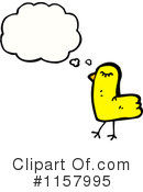 Thinking Bird Clipart #1157995 by lineartestpilot