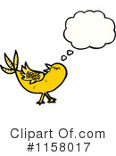 Thinking Bird Clipart #1158017 by lineartestpilot
