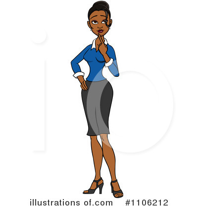 Businesswoman Clipart #1106212 by Cartoon Solutions