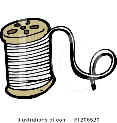 Royalty-Free (RF) Thread Clipart Illustration by lineartestpilot - Stock Sample #1206520